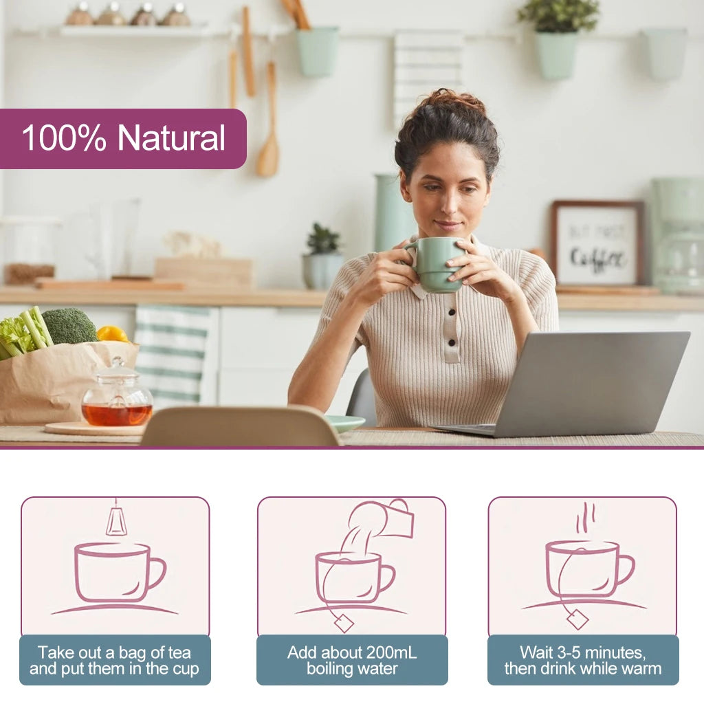 Natural Liver Care Tea, Caffeine Free, Liver Detox - Nourish and Support Your Liver Health, Improve Liver Function