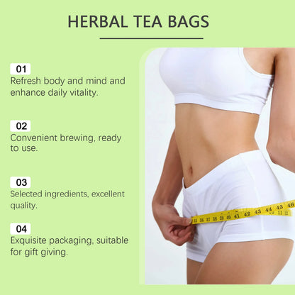 Googeer 20pcs Body Slimming Tea Herbal Detox Enhance Immunity Fat Burning Weight Loss Repair Body Firming Detoxifying Tea