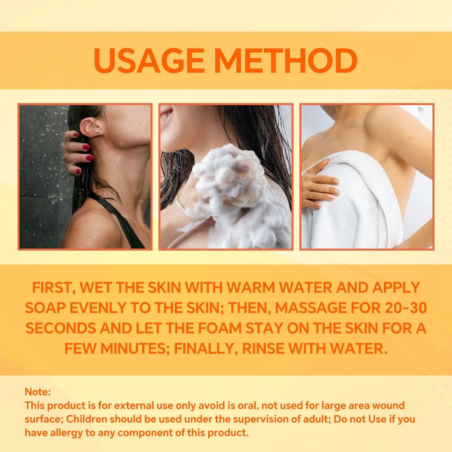 Jaysuing 100g Kojic Acid Skin Lightening Soap Bleaching Exfoliating Dilute Acne Pimple Dark Spot Remover Brightening Body Soap