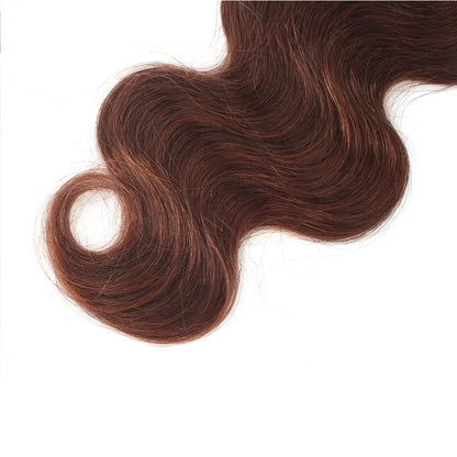 Chocolate Brown Body Wave 3 4 Bundles Brown Colored Bundles Sew In Bundles Brazilian Virgin Remy 100% Raw Human Hair Bundles