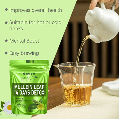 Googeer 20pcs Body Slimming Tea Herbal Detox Enhance Immunity Fat Burning Weight Loss Repair Body Firming Detoxifying Tea