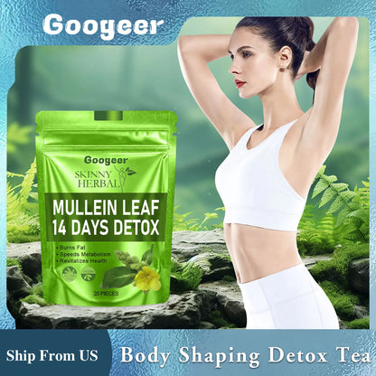 Googeer 20pcs Body Slimming Tea Herbal Detox Enhance Immunity Fat Burning Weight Loss Repair Body Firming Detoxifying Tea