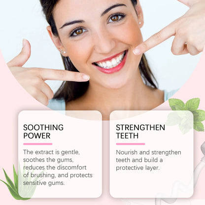 Oralhoe Niacinamide Toothpaste Remove Plaque Gentle Soothing Gum Stains Brightening Teeth Oral Deodorant Mint Dental Cleaning
