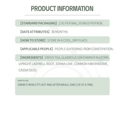 Besunyen Vita eSLife Green Tea – Natural Herbal Cleansing Tea for Digestive Health, 50g (20 Tea Bags)