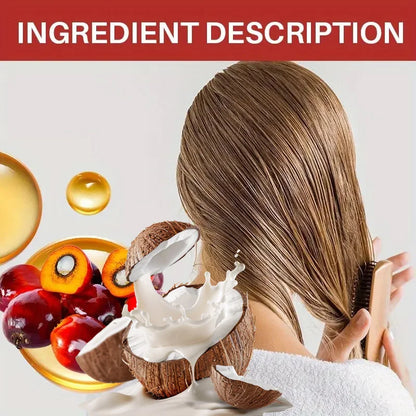 2-in-1 Natural Anti-Hair Loss Shampoo Bar with Batana and Rosemary – Controls Oil, Strengthens Roots, Vegan & Long-Lasting