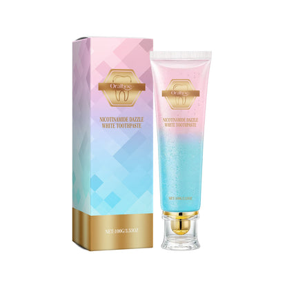 Oralhoe Niacinamide Toothpaste Remove Plaque Gentle Soothing Gum Stains Brightening Teeth Oral Deodorant Mint Dental Cleaning