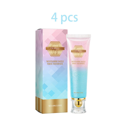 Oralhoe Niacinamide Toothpaste Remove Plaque Gentle Soothing Gum Stains Brightening Teeth Oral Deodorant Mint Dental Cleaning