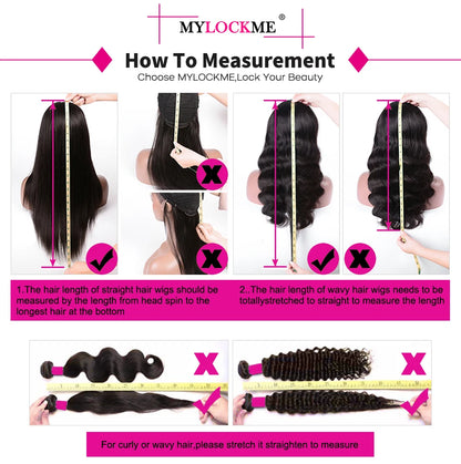 360 Lace Front Wigs Human Hair pre plucked Straight Lace Front Wigs Human Hair 13x4 Full Lace Human Hair Wigs For Black Women