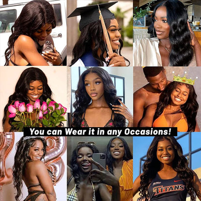 13x4 HD Transparent Lace Front Human Hair Wigs Body Wave Lace Front Wig 13x6 Lace Frontal Wig Brazilian Body Wave Human Hair Wig