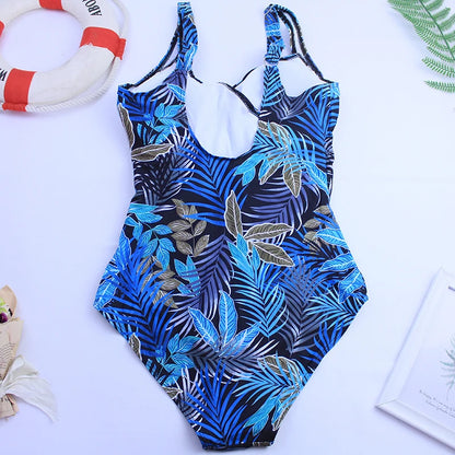 2024 One Piece Swimsuit Sexy Plus Size Swimwear Women Tummy Control Beach Wear for Bathing Suits Monokini Maillot De Bain Female