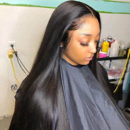 HD Lace Front Human Hair Wigs Straight 13x4 13x6 Transparent Lace Frontal Human Hair Wigs Pre Plucked HD Lace Wigs For Women