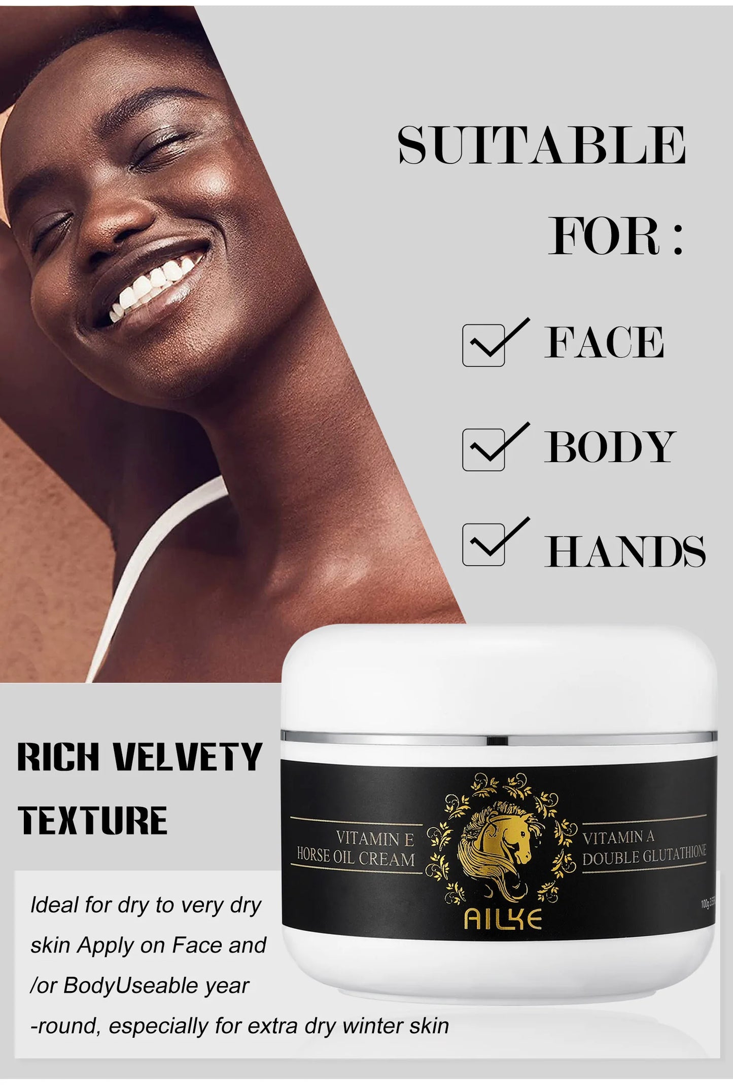 AILKE Collagen 5-in-1 Skin Care Set, Restore Skin Elasticity, Smooth Skin, Brighten, Even Skin Tone,For Face And Body Use Kit