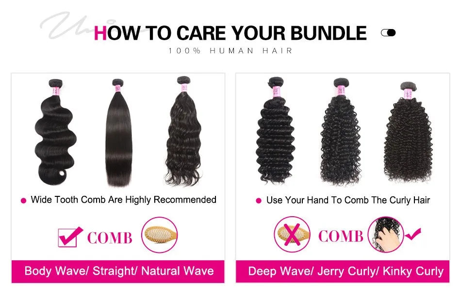 UNice Hair #27 Blonde Human Hair Bundles Straight Human Hair Bundles 100gram Per Bundle 1 Bundle and 3 Bundles Deal