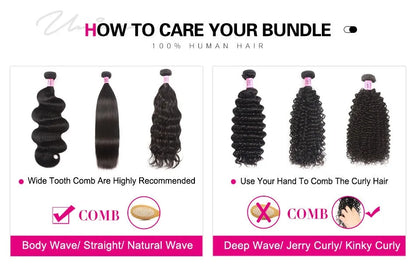 UNice Hair #27 Blonde Human Hair Bundles Straight Human Hair Bundles 100gram Per Bundle 1 Bundle and 3 Bundles Deal