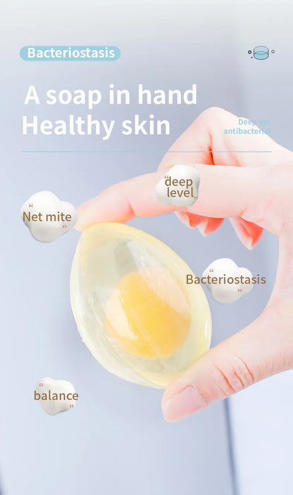 Natural Collagen Egg Soap 80g Wholesale Collagen Bath Soap Bar Cleaning Hydrating Moisturizing Soap