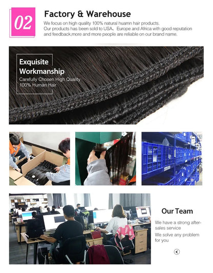 12A Mongolian Kinky Curly Hair Extension 1/3 Bundles Deal Human Hair Weave Tissage Cheveux Humain Hair Extension Free Shipping