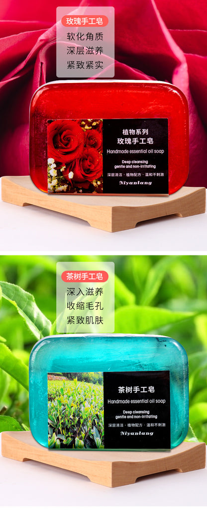 Handmade Plant Essential Oil Soap Natural Calendula , Marigold ,Lavender, Osmanthus Fragrans Soap Herbal Soap