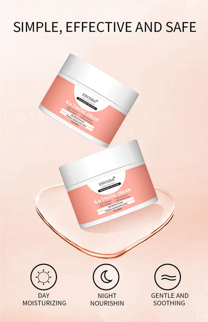 ENVISHA Skin Care Collagen Facial Cream Anti-Aging Wrinkle Whitening Moisturizing Shrink Pores Fade Hyaluronic Acid Niacinamide