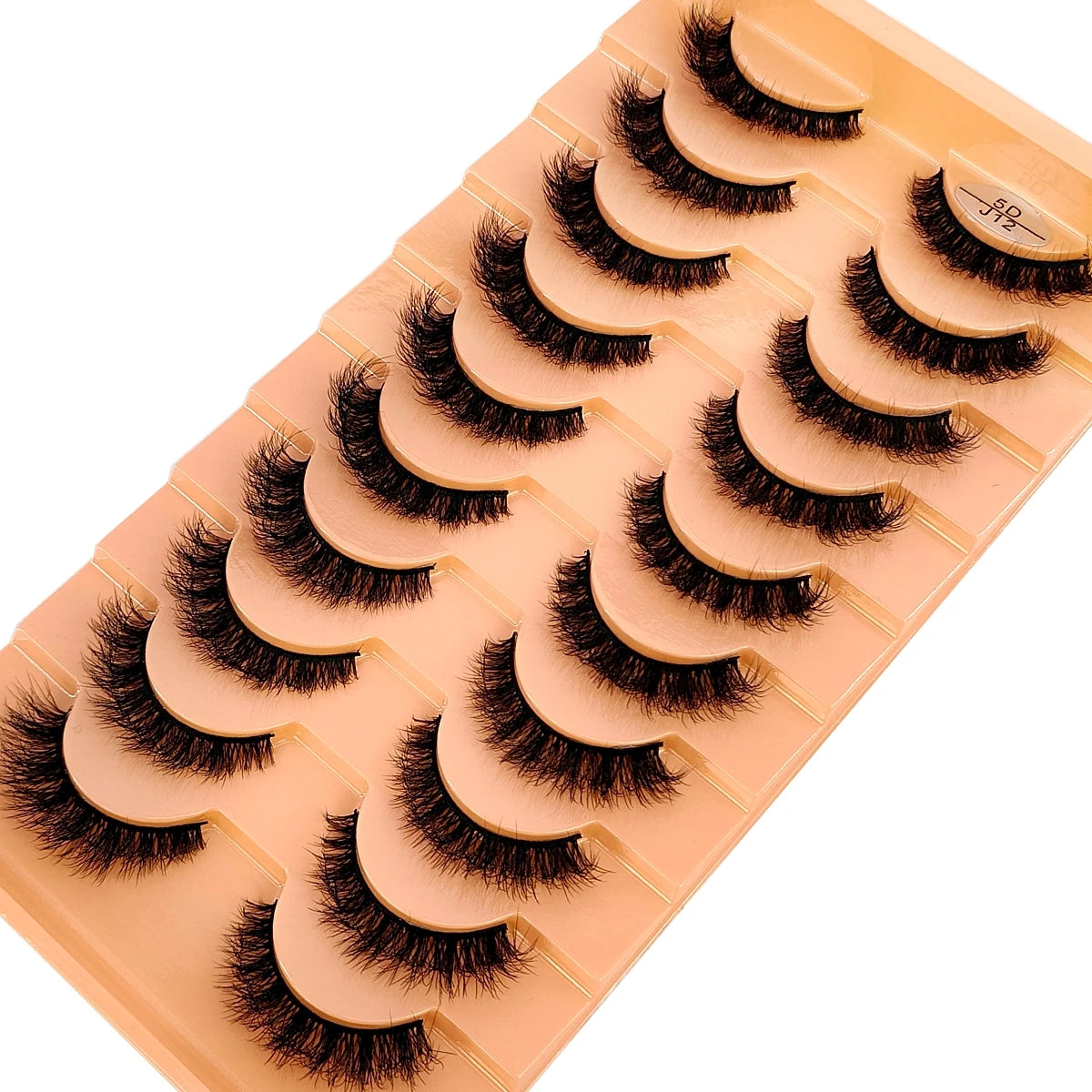 10Pairs 3D Mink Lashes Cilios Fluffy Soft Beauty Natural Short Mink Fake Eyelashes Classic Thick Reusable Makeup False Eyelashes