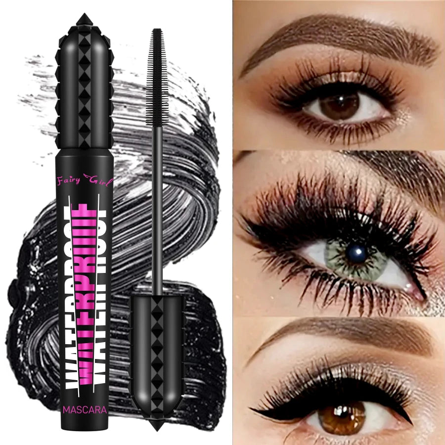 Black waterproof Mascara for all Lengthening make up products Eyelash Extension Eye Lashes mascara 4d effect  Korean cosmetics