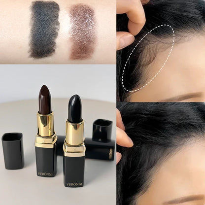 2pcs Quick Fix Hair Color Pencil Disposable Hair Dye Pen Portable Hair Color Pen Temporary Cover Up White Hair