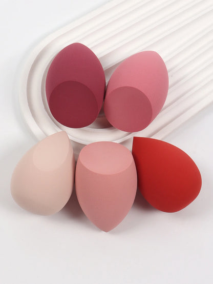 5 Bags of Beauty Eggs Makeup Sponge (Beauty Egg), Foundation Make-Up Mixed Beauty Sponge, Flawless Liquid, Cream and Powder, Mu