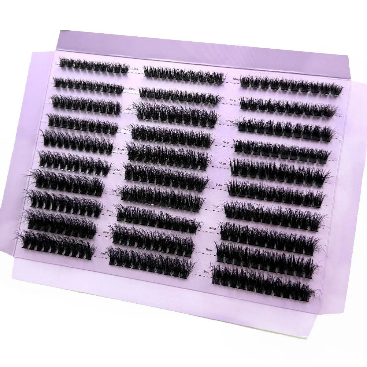 290/300Pcs 5D Fluffy 10-18mm Mix Lashes Cluster 60D-120DThick Eyelash D/DD Curl Individual Lashes DIY Lash Extensions Eyelashes