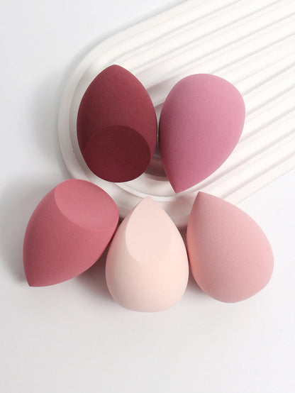 5 Bags of Beauty Eggs Makeup Sponge (Beauty Egg), Foundation Make-Up Mixed Beauty Sponge, Flawless Liquid, Cream and Powder, Mu