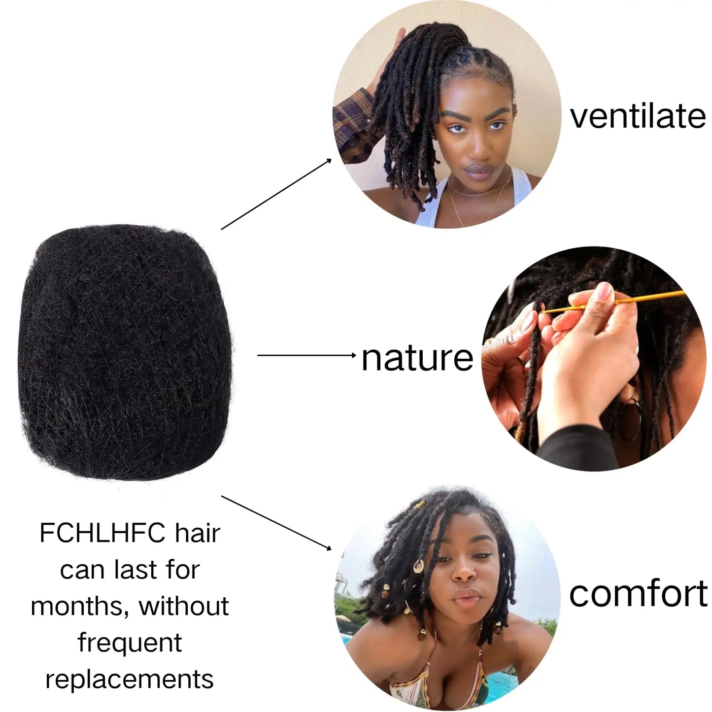 Afro Kinky Bulk Human Hair 30g/Pack Natural Black 100% Human Hair For Dreadlock Extensions Repair Locs Twist Braiding 8 Inch