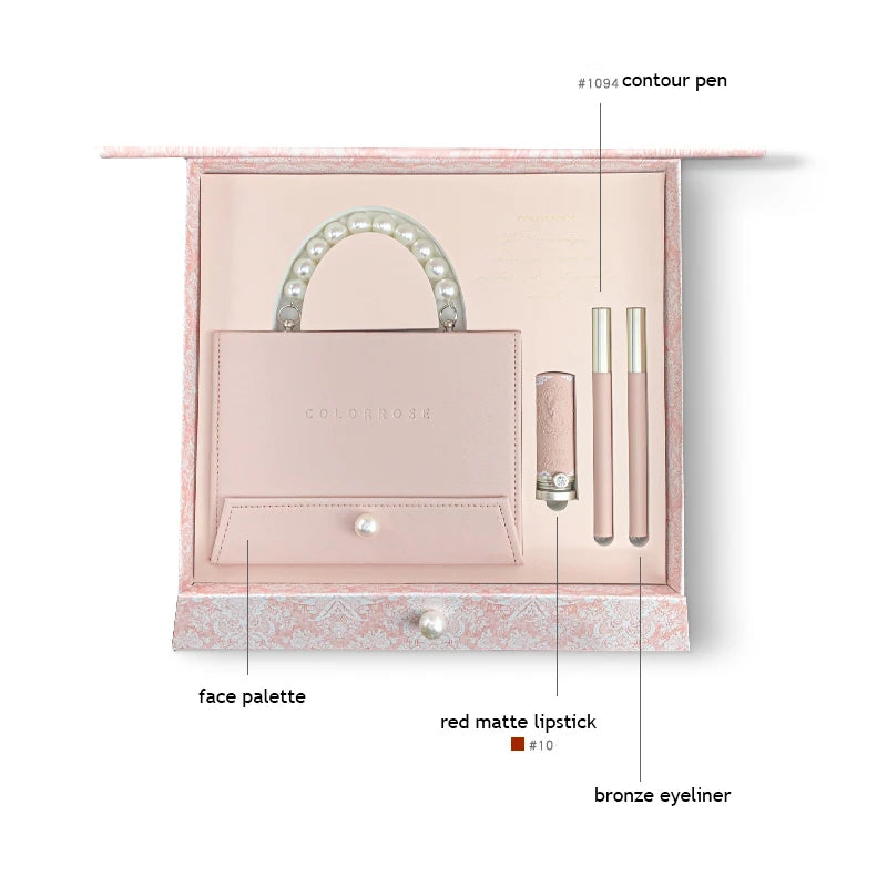 Make Up Set colorrose gift set eye shadow blush highlighter all-in-one palette eyeliner lipstick cosmetic set