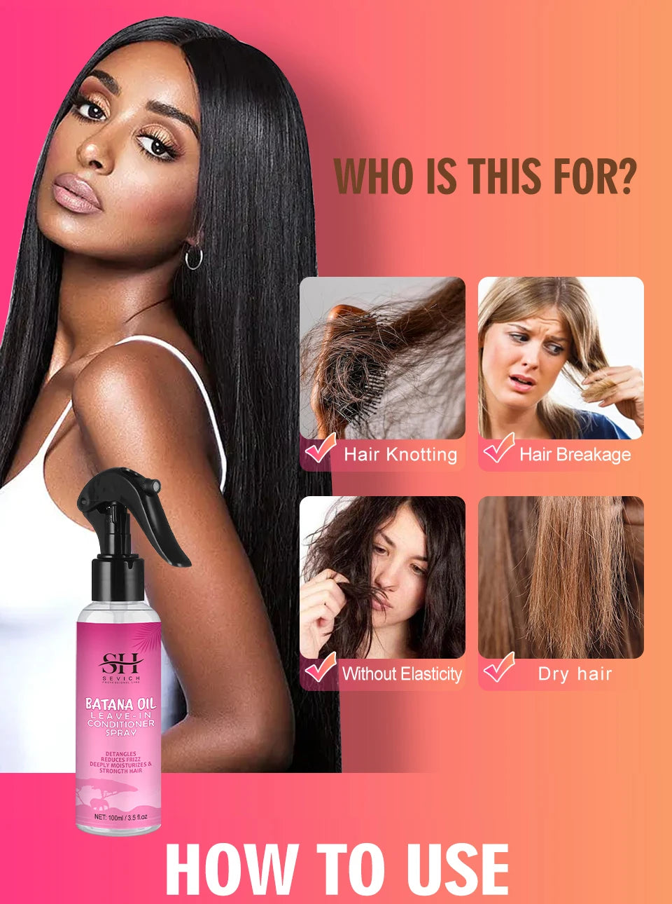 Natural 100% Pure Batana Oil For Hair Growth Butter Hair Mask Traction Alopecia Anti Hair Loss Baldness Treatment For Men Women