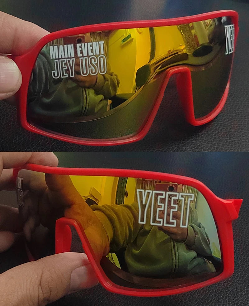 Yeet Red Shades Jey Uso Sunglasses for adult New WWE Shop Main Event Replica