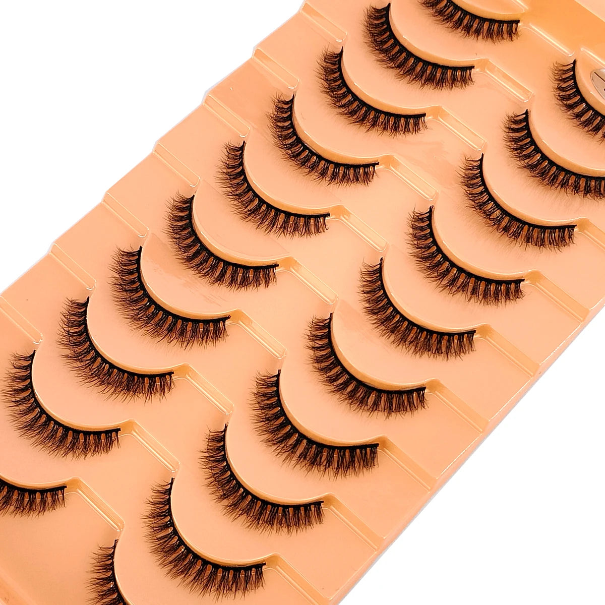 10Pairs 3D Mink Lashes Cilios Fluffy Soft Beauty Natural Short Mink Fake Eyelashes Classic Thick Reusable Makeup False Eyelashes