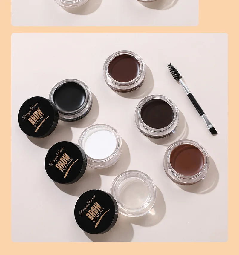Matte Eyeliner Eyebrow Cream Gel Waterproof Long Lasting Contouring Brown Black Brow Cream Wild Eyebrows Cream Concealer