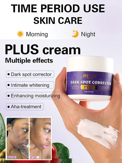 AILKE Premium Skin Lightening Cream - Dark Spot Corrector for Uneven Skin Tone - Face, Body, Underarm, Knees, Elbows, Knuckle