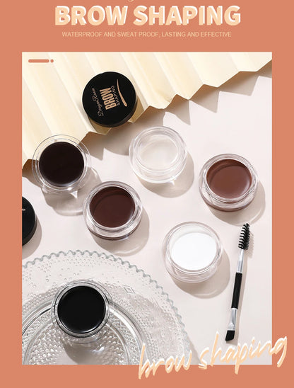 Matte Eyeliner Eyebrow Cream Gel Waterproof Long Lasting Contouring Brown Black Brow Cream Wild Eyebrows Cream Concealer