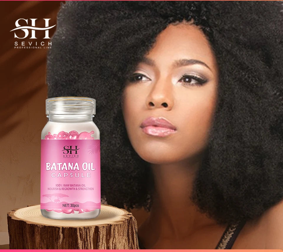 Natural 100% Pure Batana Oil For Hair Growth Butter Hair Mask Traction Alopecia Anti Hair Loss Baldness Treatment For Men Women