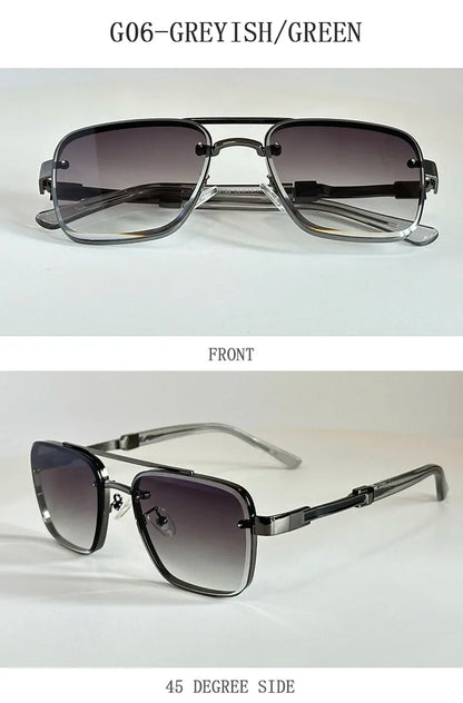 2025 New Square Sunglass Men Luxury Vacation Sunglasses Women Vintage Fashion Glasses Retro Shades Gafas De Sol Hombre Zonnebril