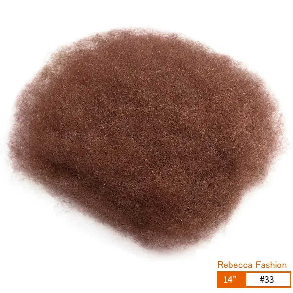 QVR Affordable Afro Kinky Bulk Human Hair 99J Burgundy Color For Braiding DreadLock – Natural Look, Soft Hair, Heat-Resistant