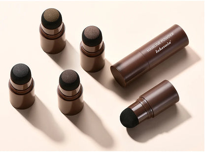 Waterproof Hairline & Root Concealer Pen – Instant Grey Coverage with Easy Blend Powder Stick for Normal Hair