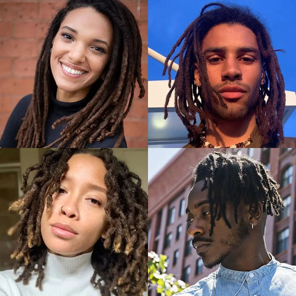 Afro Kinky Bulk Human Hair 30g/Pack Natural Black 100% Human Hair For Dreadlock Extensions Repair Locs Twist Braiding 8 Inch