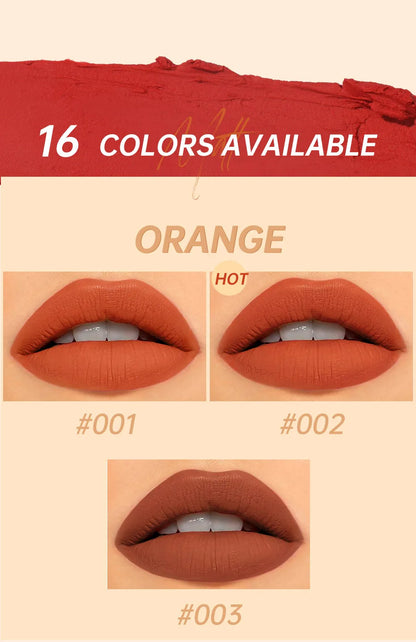 FOCALLURE Natural Matte Lipstick Waterproof Long-lasting Smooth Moisturizing Lip Balms Lightweight Lips Glaze Makeup Cosmetics