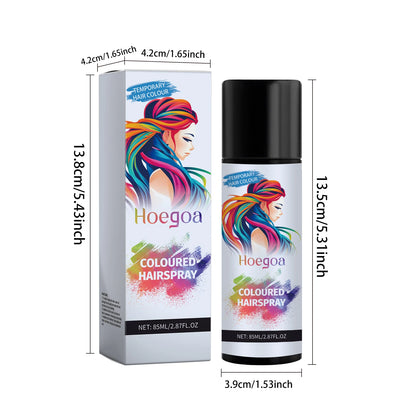 Temporary Hair Dye Fast Remove White Hair Promote Black Hair Coloring Products Anti Rough Frizziness Disposable Hair Color Spray