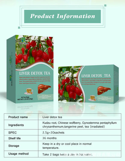 Liver Detox Tea Improve Liver Function Clean The Lungs Good Protective Effect On Liver Nourishing And Liver Protecting Tea