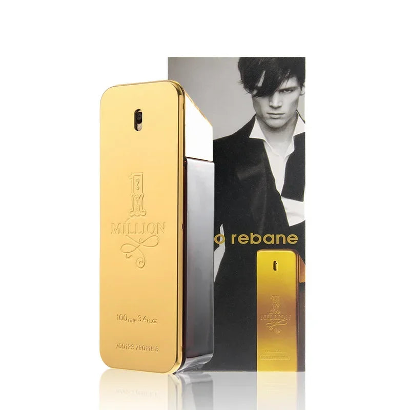 100ML Million Gold Men's Perfume Long Lasting Strong Men's Strong Spicy Pheromone Cologne Body Spray  Perfumes Parfum Homme