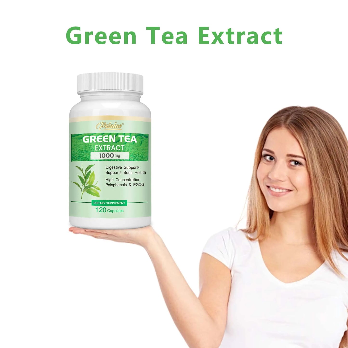 Green Tea Extract - Burning & Inhibiting Fat Control Appetite, Gut Health, Weight Management - 120 Capsules