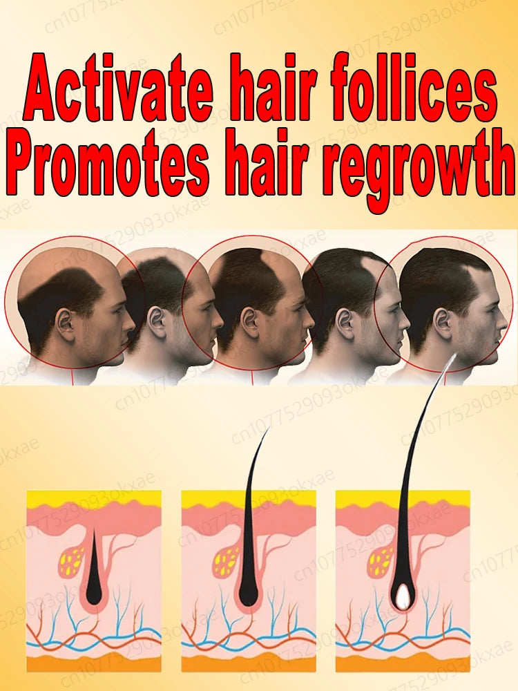 Hair growth essential oil, extracted from pure natural plant essence