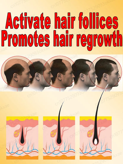 Hair growth essential oil, extracted from pure natural plant essence