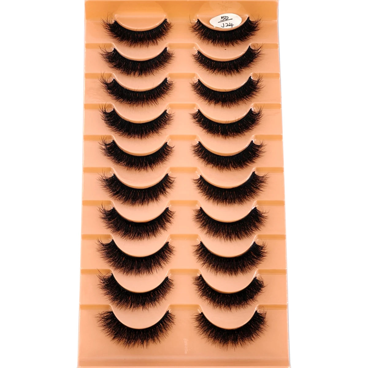 10Pairs 3D Mink Lashes Cilios Fluffy Soft Beauty Natural Short Mink Fake Eyelashes Classic Thick Reusable Makeup False Eyelashes