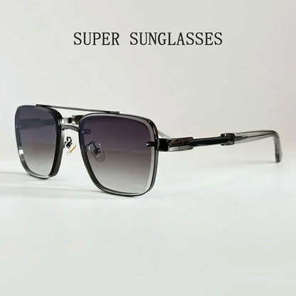 2025 New Square Sunglass Men Luxury Vacation Sunglasses Women Vintage Fashion Glasses Retro Shades Gafas De Sol Hombre Zonnebril